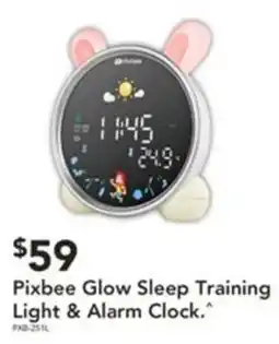 Harvey Norman Pixbee Glow Sleep Training Light & Alarm Clock offer