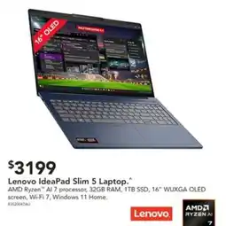 Harvey Norman Lenovo IdeaPad Slim 5 Laptop offer