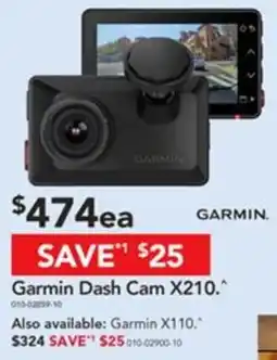 Harvey Norman Garmin Dash Cam X210 offer