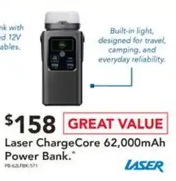 Harvey Norman Laser ChargeCore 62,000mAh Power Bank offer