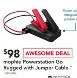 Harvey Norman mophie Powerstation Go Rugged with Jumper Cable offer