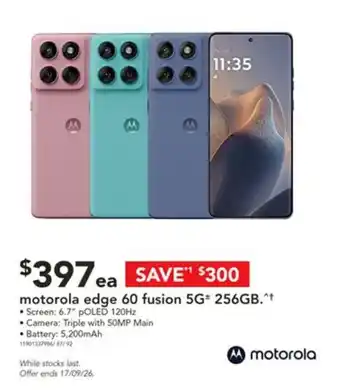 Motorola edge 60 fusion 5G