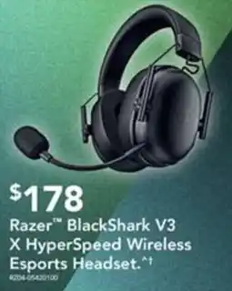 Harvey Norman Razer BlackShark V3 X HyperSpeed Wireless Esports Headset offer