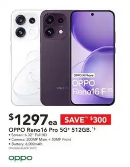 Harvey Norman OPPO Reno16 Pro 5G offer