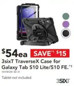 Harvey Norman 3sixT TraverseX Case for Galaxy Tab S10 Lite/S10 FE offer