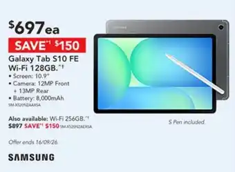 Galaxy Tab S10 FE