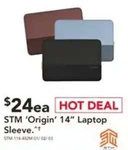 Harvey Norman STM 'Origin' 14" Laptop Sleeve offer
