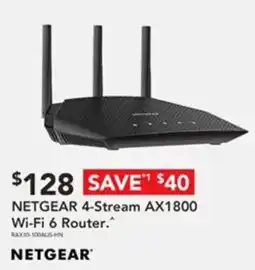 Harvey Norman Netgear 4-Stream AX1800 Wi-Fi 6 Router offer