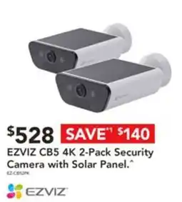 Harvey Norman EZVIZ CB5 4K Security Camera with Solar Panel offer