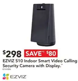 Harvey Norman EZVIZ S10 Indoor Smart Video Calling Security Camera with Display offer