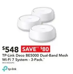 Harvey Norman TP-Link Deco BE5000 Dual-Band Mesh Wi-Fi 7 System offer