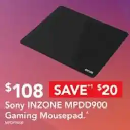 Harvey Norman Sony INZONE MPDD900 Gaming Mousepad offer