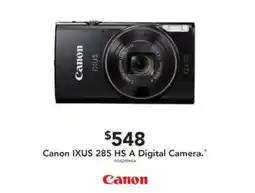 Harvey Norman Canon IXUS 285 HS A Digital Camera offer