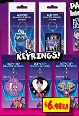 JB Hi-Fi Kpop Demon Hunters Keyrings offer