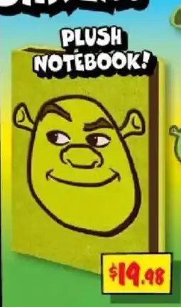 JB Hi-Fi Shrek Plush Notebook offer