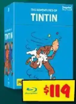 JB Hi-Fi The Adventures of Tintin offer