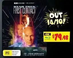 JB Hi-Fi Star Trek First Contact 4K Ultra HD Blu-ray offer
