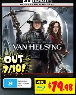 JB Hi-Fi Van Helsing offer