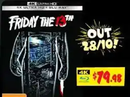 JB Hi-Fi Friday the 13th offer