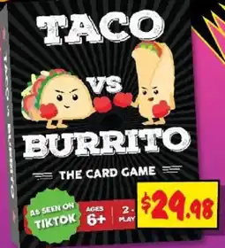 JB Hi-Fi Taco vs Burrito The Card Game offer