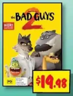 JB Hi-Fi The Bad Guys 2 offer