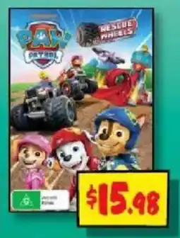 JB Hi-Fi Paw Patrol Rescue Wheels offer
