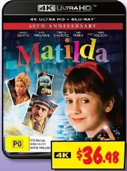 JB Hi-Fi Matilda 4K Ultra HD offer