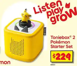 JB Hi-Fi Toniebox 2 Pokémon Starter Set offer