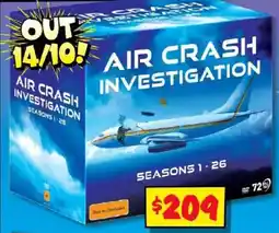 JB Hi-Fi Air Crash Investigation offer