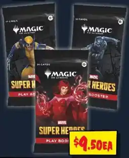 JB Hi-Fi Magic The Gathering Super Heroes Play Booster offer