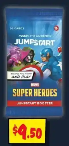 JB Hi-Fi Magic the Gathering Jumpstart Marvel Super Heroes Jumpstart Booster offer