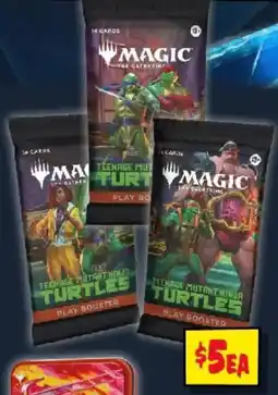 JB Hi-Fi Magic: The Gathering Teenage Mutant Ninja Turtles Play Booster offer