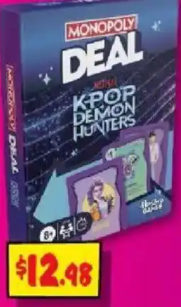 JB Hi-Fi Monopoly Deal Kpop Demon Hunters offer