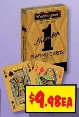 JB Hi-Fi Waddingtons Number 1 Playing Cards offer