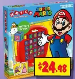 JB Hi-Fi Super Mario Match 3 To Win Game offer