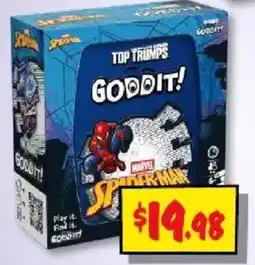 JB Hi-Fi Top Trumps Goddit! Spider-Man offer