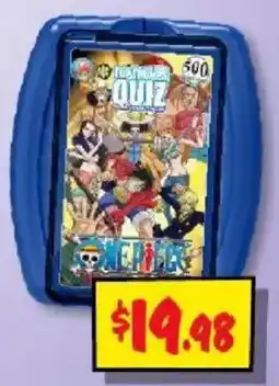JB Hi-Fi One Piece Trivia Quiz offer