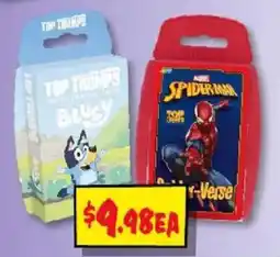 JB Hi-Fi Top Trumps Bluey offer