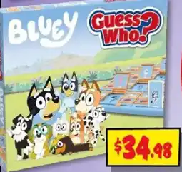 JB Hi-Fi Bluey Guess Who? offer