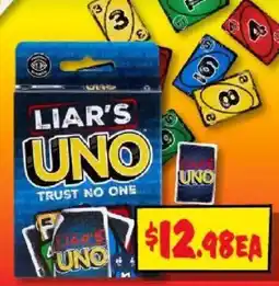 JB Hi-Fi Liar's Uno offer