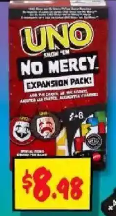 JB Hi-Fi Uno Show 'Em No Mercy Expansion Pack offer