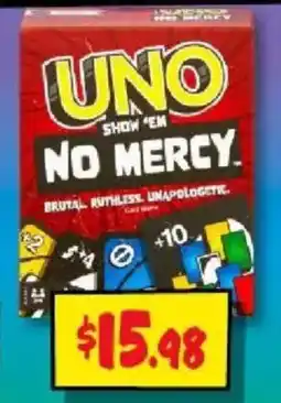 JB Hi-Fi Uno Show 'Em No Mercy offer