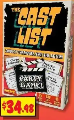 JB Hi-Fi The Cast List Party Game offer