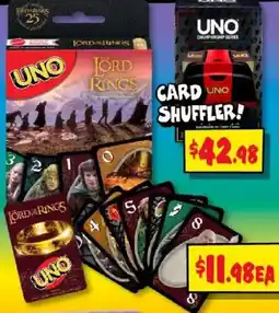 JB Hi-Fi UNO Lord of the Rings offer