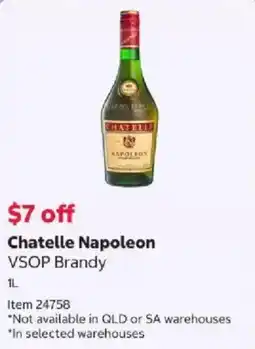 Costco Chatelle Napoleon VSOP Brandy offer