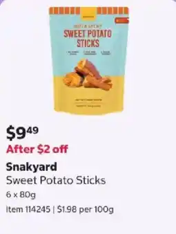 Costco Snakyard Sweet Potato Sticks offer