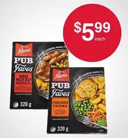 Australian Butchers Store On The Menu Pub Faves offer