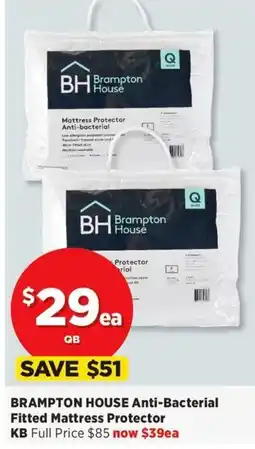Spotlight Brampton House Anti-Bacterial Fitted Mattress Protector offer