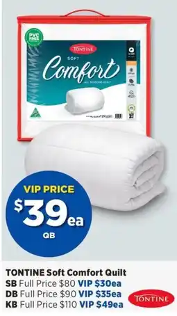 Spotlight Tontine Soft Comfort Quilt offer