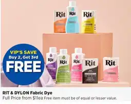 Spotlight Rit & Dylon Fabric Dye offer